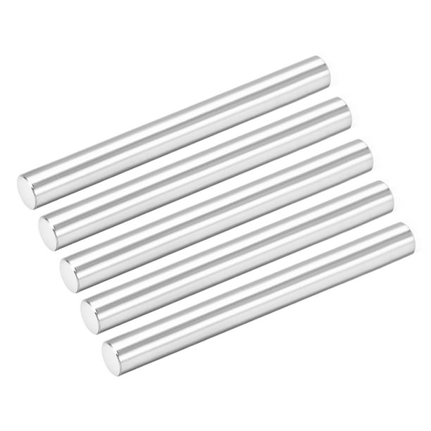 uxcell 5Pcs 6mm X 60mm Dowel Pin 304 Stainless Steel Cylindrical Shelf Support Pin Fasten Elements Silver Tone